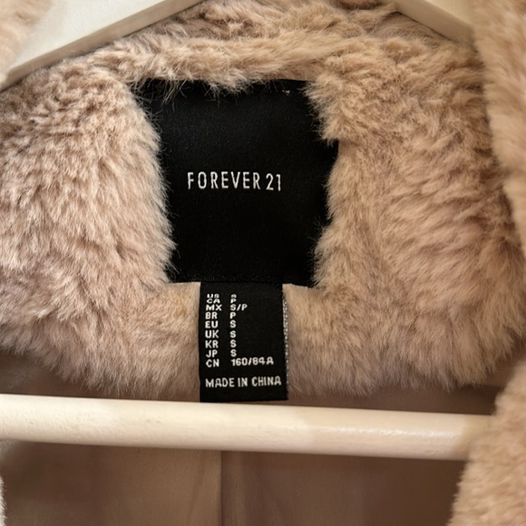Forever 21 Fuzzy Jacket - Picture 3 of 3